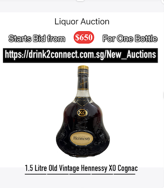 1.5 Litre Old Vintage Liquor, OLD Vintage Hennessy XO Cognac Auction