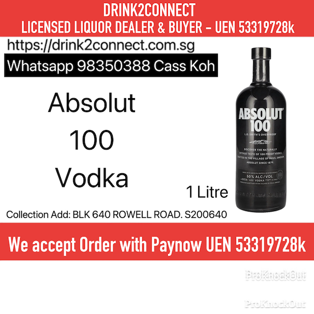 1 Litre Absolut 100 Vodka Sale, Liquor Sale