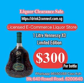 1 Litre OLD Vintage Hennessy XO Cognac, Limited Edition Liquor Clearance Sale, Old Cognac Sale