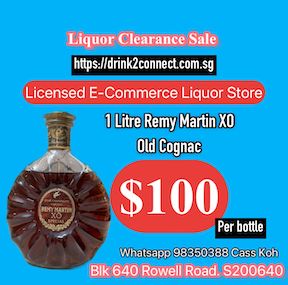 1 Litre Old Liquor Sale, Old 1 Litre Remy Martin XO Cognac Liquor Clearance Sale