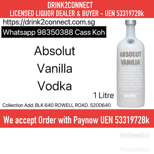 1 Litre Absolut Vodka Vanilla, Vodka Sale, Liquor Sale, Alcohol Sale