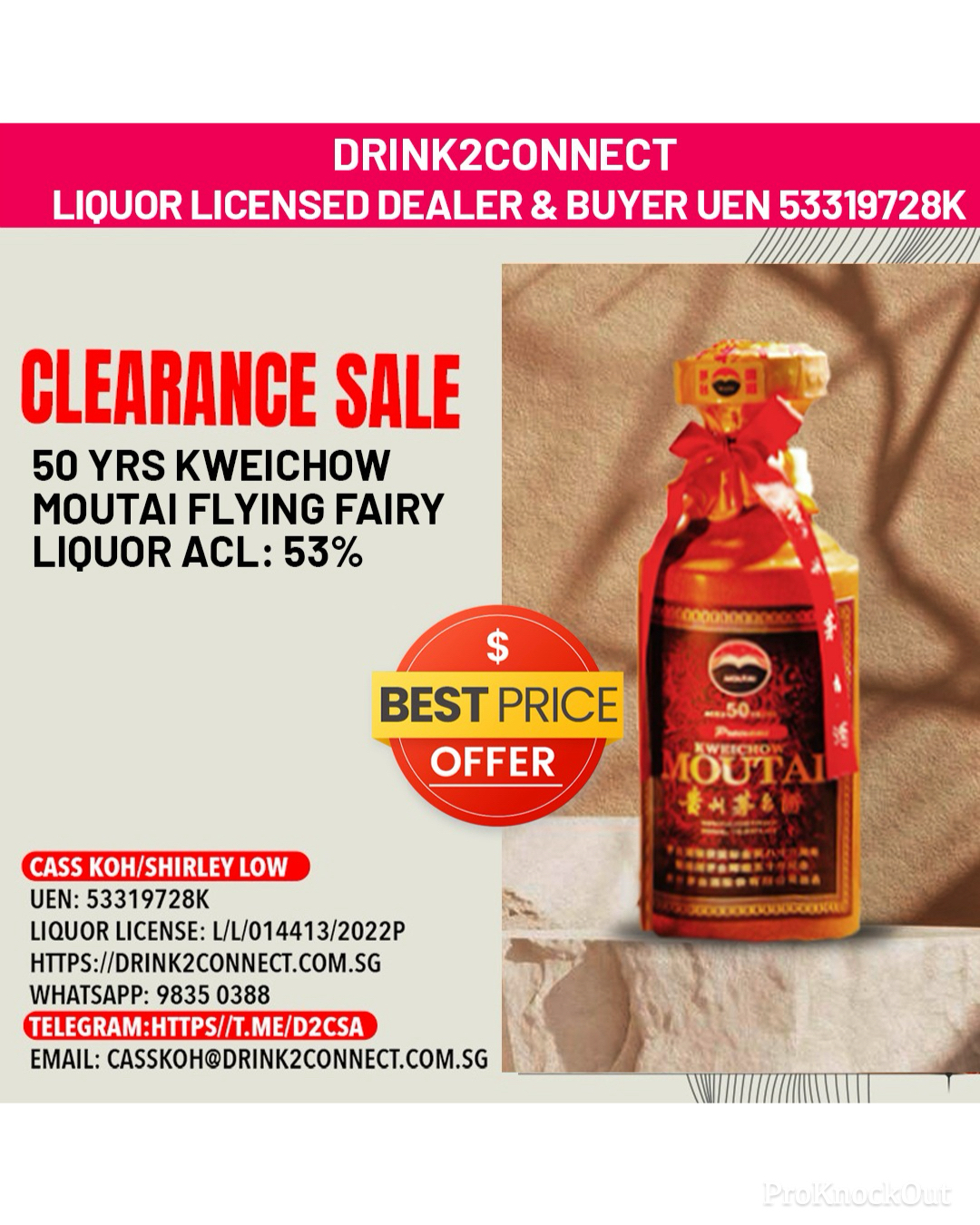50yrs Kweichow Moutai Flying Fairy Liquor Acl: 53%, Kweichow Moutai Sale Online, Kweichow Flying Fairy Moutai Price Online, Kweichow 50yrs Moutai Sale Online