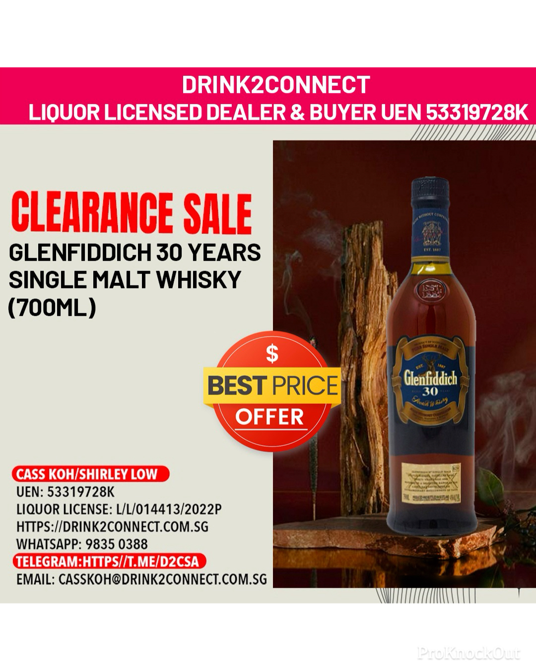 30yrs Glenfiddich Single Malt Whisky Sale Online/Glenfiddich Whisky Price Online
