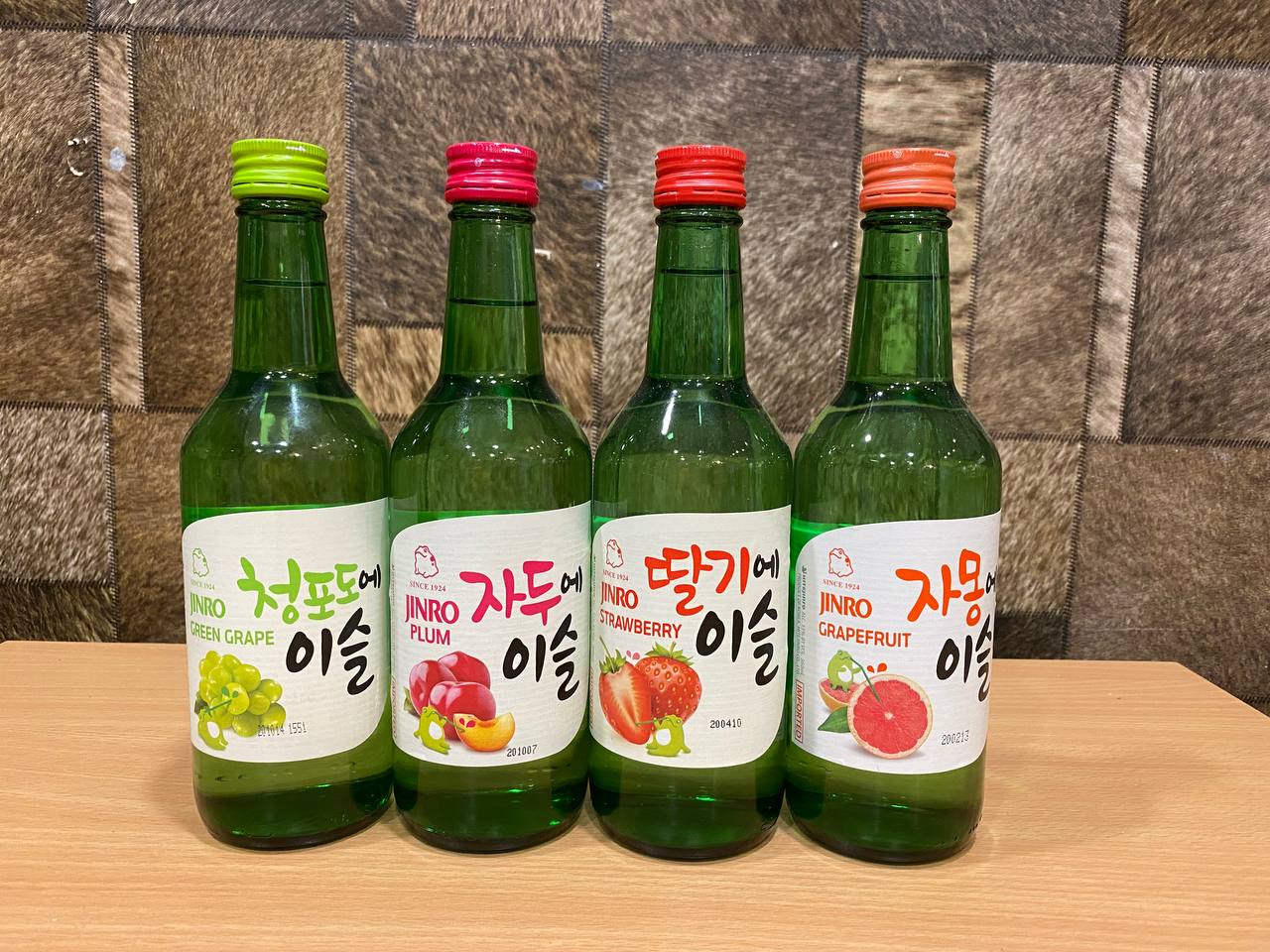 4 Bottles x 360ml Jinro Soju Flavour/Korean Soju Singapore 