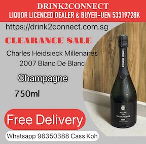 750ml 2007 Charles Heidsieck Blanc Des Millenaires Champagne, Liquor Clearance Sale