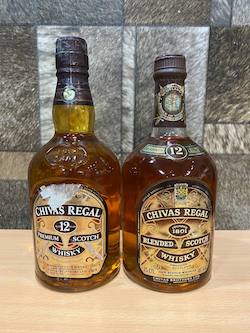 2 Bottles Set, 750ml OLD Chivas Regal 12yrs Whisky/Chivas 12 Whisky Sale