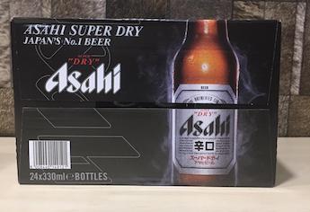 334ml x 24 Bottles/Ctn Asahi Dry Beer/Asahi Beer Singapore