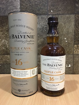 700ml Balvenie 16yrs Triple Cask Whisky, Acl: 43%/Balvenie Whisky Singapore 