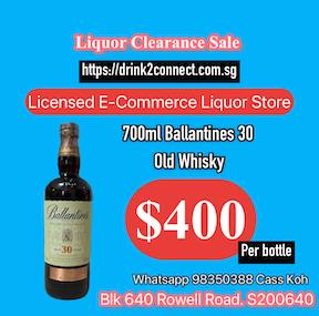 700ml Ballantines 30yrs Blended Scotch Whisky Liquor Clearance Sale