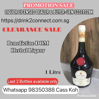 1 Litre OLD Benedictine Dom Liqueur, Promotion Sale