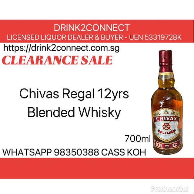 700ml Chivas Regal 12yrs Blended Whisky Promotion Sale Online, Chivas Regal Whisky Price Online, Clearance Sale