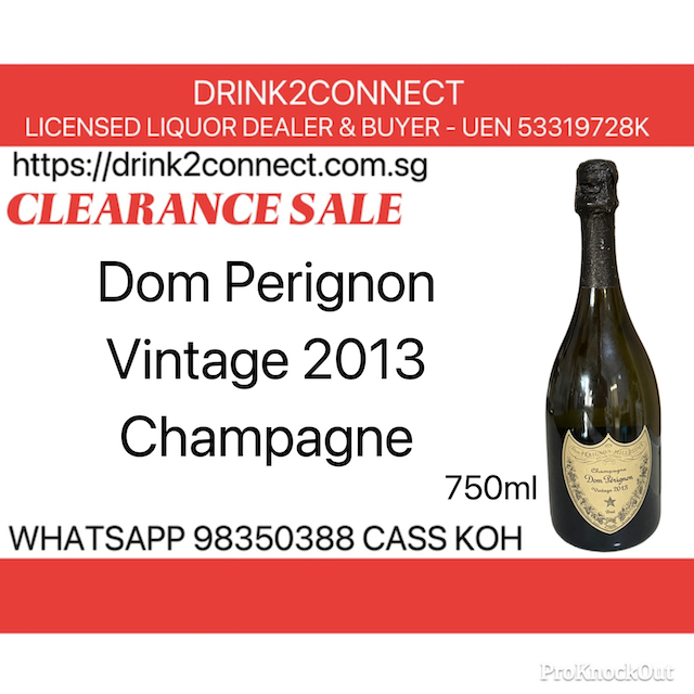 750m Dom Perignon Vintage 2013 Champagne Liquor Clearance Sale