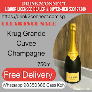 171th Edition Krug Grande Cuvee Brut Champagne Liquor Clearance Sale