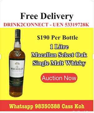 2 Bottles x 1 Litre Macallan Select Oak Whisky, Liquor Clearance Sale