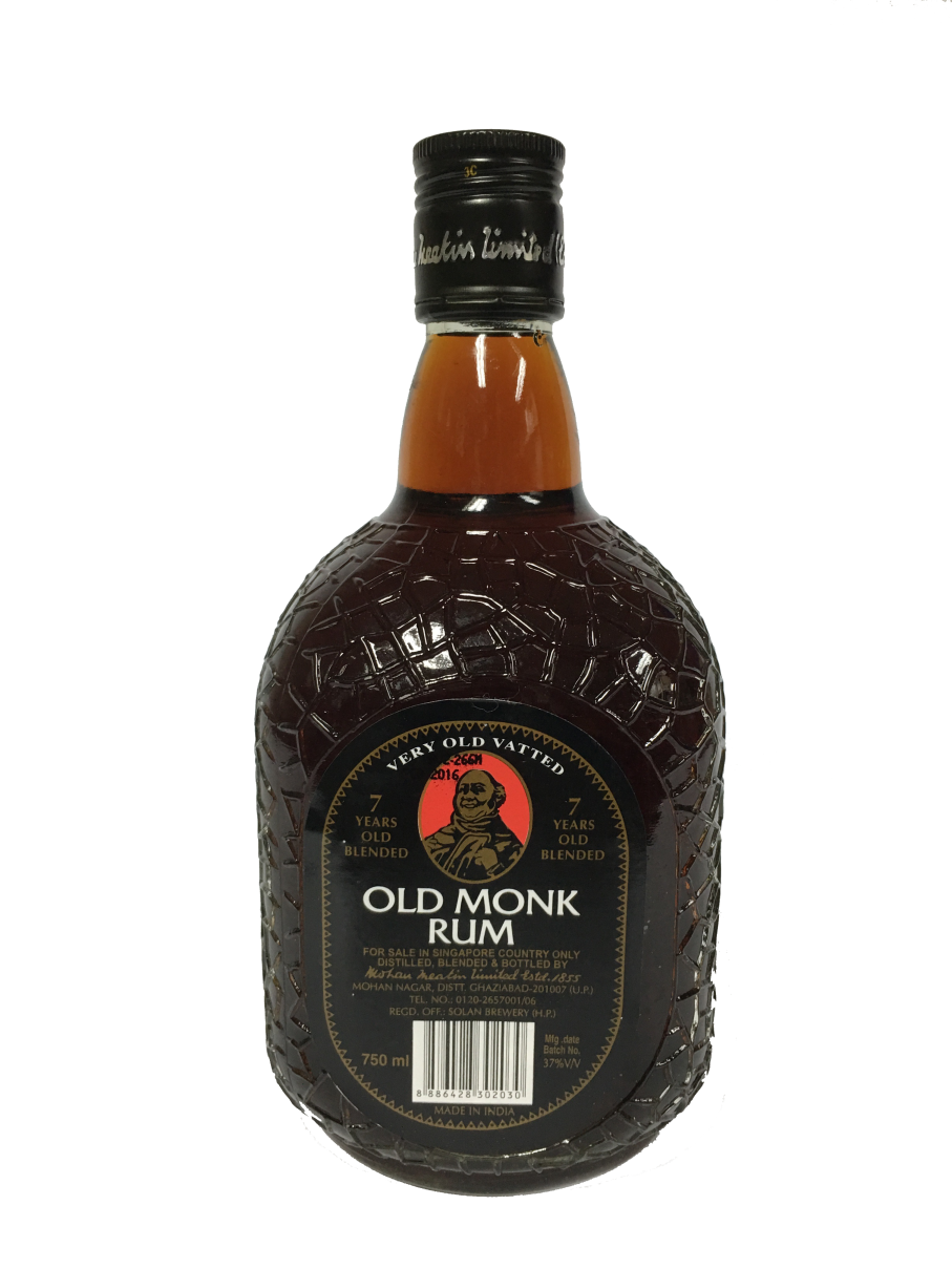 Old Monk Rum 750ml Acl 37   OLDMonkRumApr25 