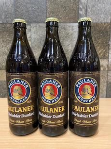 3pcs x 500ml Paulaner Weissbier Dunkel Beer/Paulaner Beer Dark