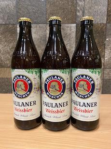 3pcs x 500ml Paulaner Weissbier Beer/Paulaner Beer White