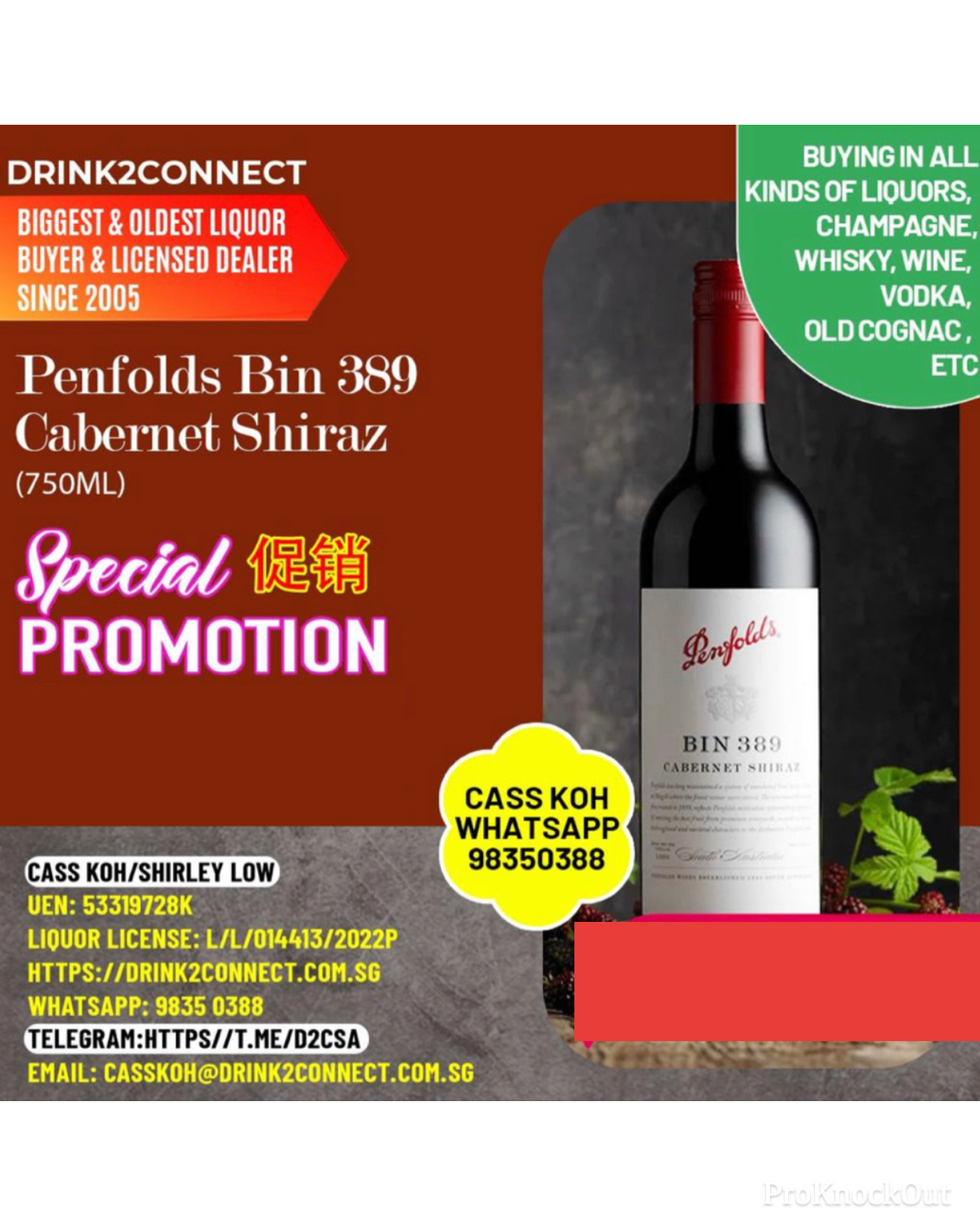 750ml Penfolds Bin 389 Cabernet Shiraz Red Wine/Penfold Wine Online