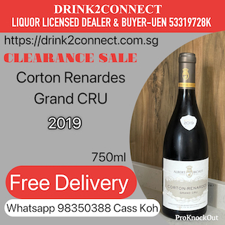750ml Corton Renardes 2019 Grand CRU Albert Bichot Liquor Clearance Sale