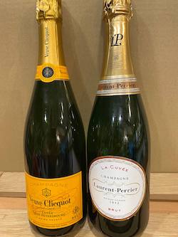 750ml Champagne Promotion Set, Veuve Clicquot Brut & Laurent-Perrier Brut