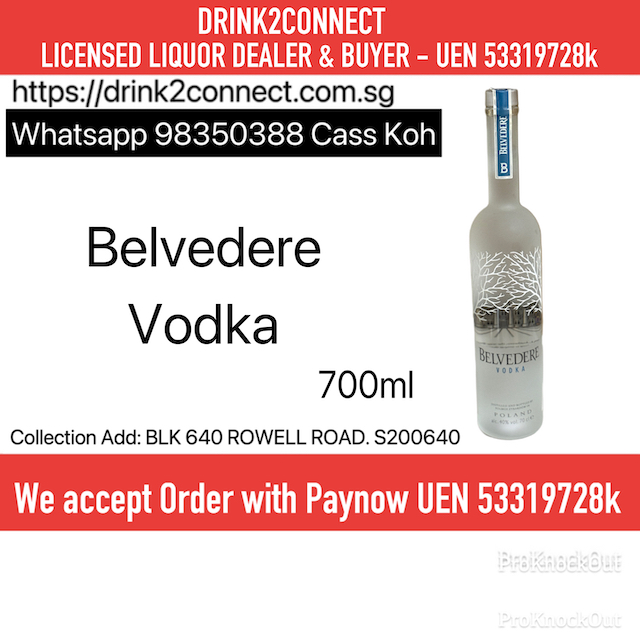 700ml Belvedere Vodka/Vodka Sale Online/Vodka Price Online