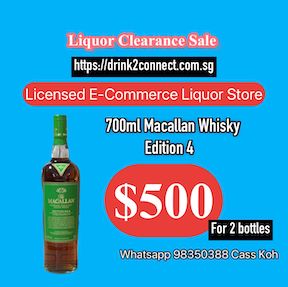 2 Bottles x Macallan Edition 4 Whisky, Liquor Clearance Sale
